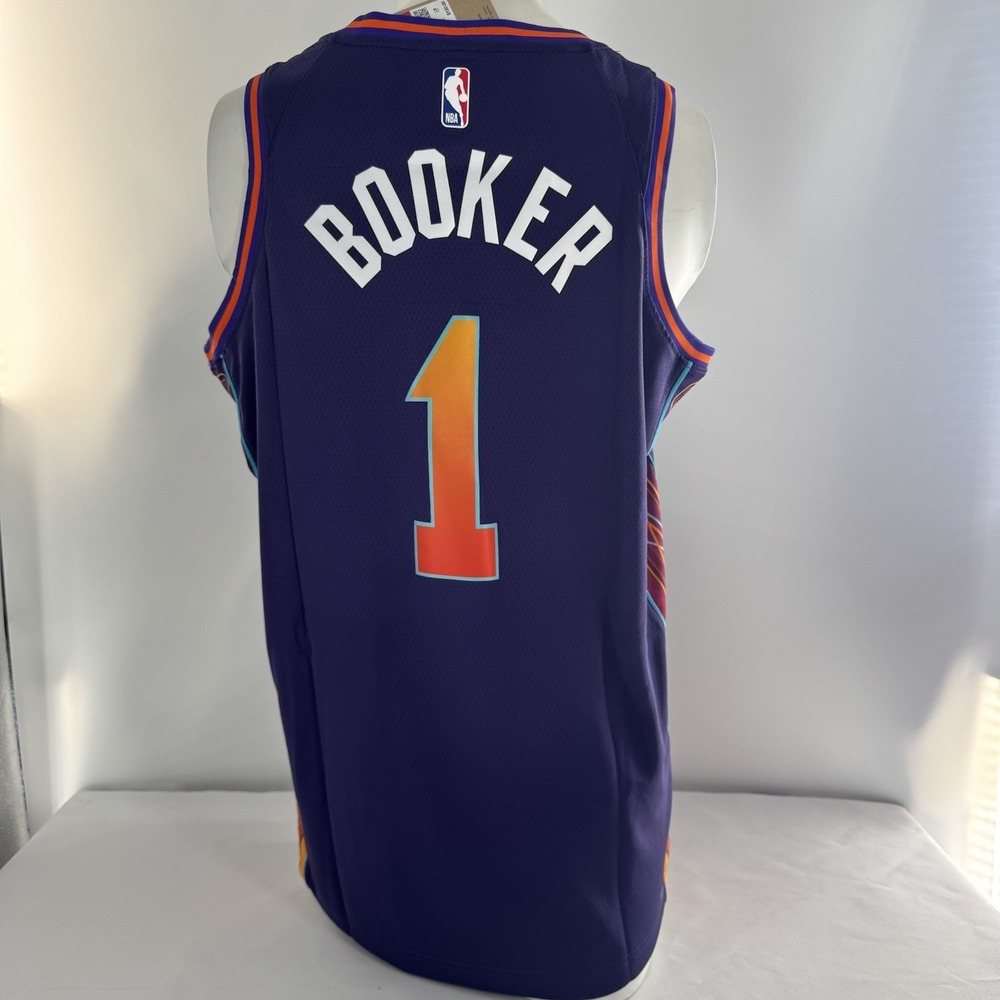 Nike Phoenix Suns Devin Booker City Edition 2023/24 "El Valle" Jersey Men's L - Picture 6 of 9